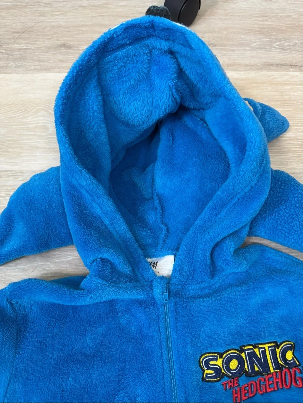 H&M Sonic the Hedgehog Union Suit  pajama- Kids Size 6x/7